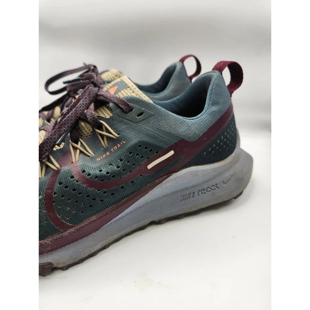 Nike React Pegasus Trail 4 Deep Jungle Night Maroon Women's Size 9